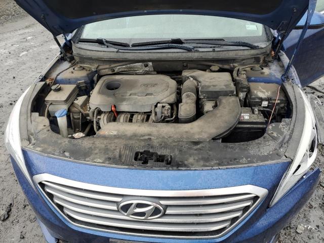 5NPE24AF4FH148058 - 2015 HYUNDAI SONATA SE BLUE photo 11