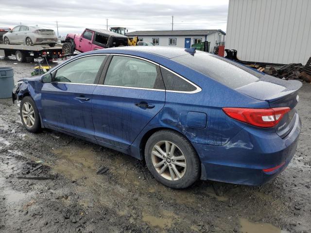 5NPE24AF4FH148058 - 2015 HYUNDAI SONATA SE BLUE photo 2