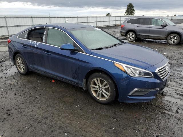 5NPE24AF4FH148058 - 2015 HYUNDAI SONATA SE BLUE photo 4