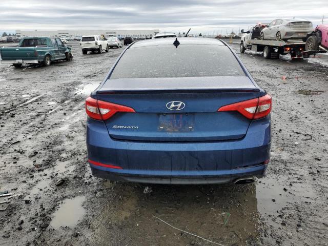 5NPE24AF4FH148058 - 2015 HYUNDAI SONATA SE BLUE photo 6