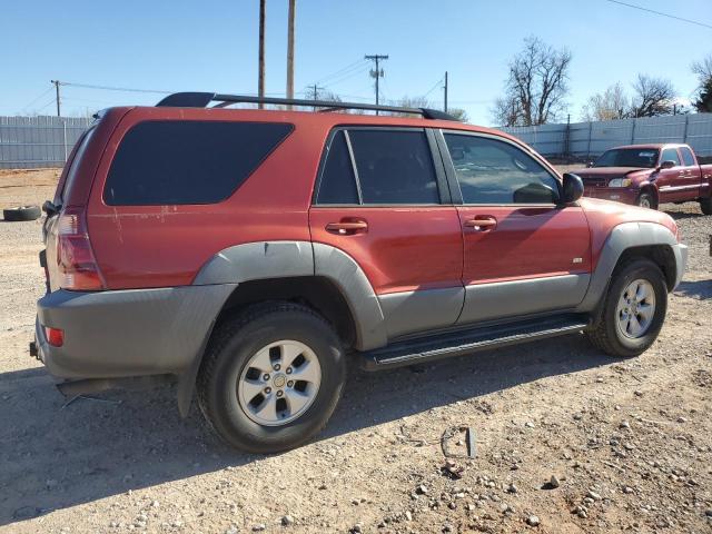 JTEZU14R738001576 - 2003 TOYOTA 4RUNNER SR5 RED photo 3