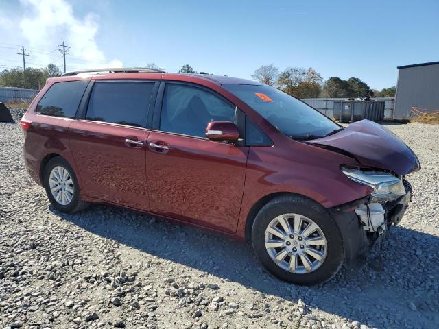 5TDYK3DC4GS722128 - 2016 TOYOTA SIENNA XLE RED photo 4