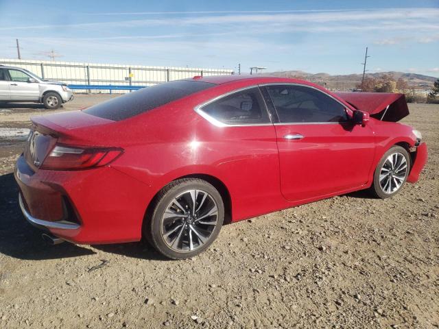 1HGCT2A82HA005342 - 2017 HONDA ACCORD EXL RED photo 3