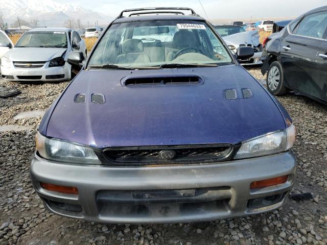 JF1GF4851VH800339 - 1997 SUBARU IMPREZA OUTBACK BLUE photo 5