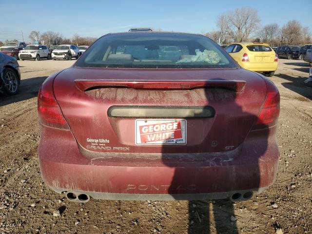 2G2WS522541107236 - 2004 PONTIAC GRAND PRIX GT2 მუქწითელი ფოტო 6