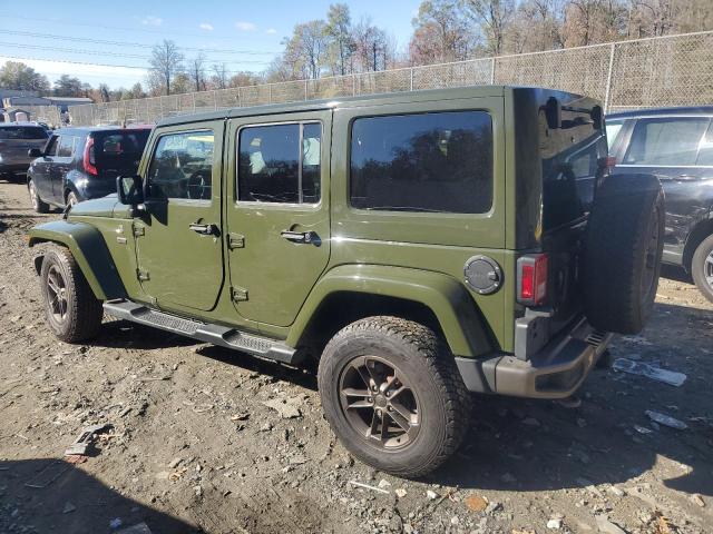 1C4BJWEGXGL308767 - 2016 JEEP WRANGLER U SAHARA GREEN photo 2