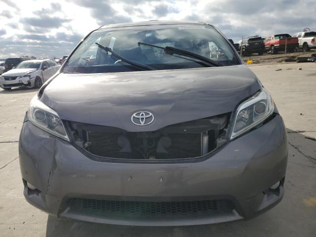 5TDYK3DC3FS569577 - 2015 TOYOTA SIENNA XLE CHARCOAL photo 5