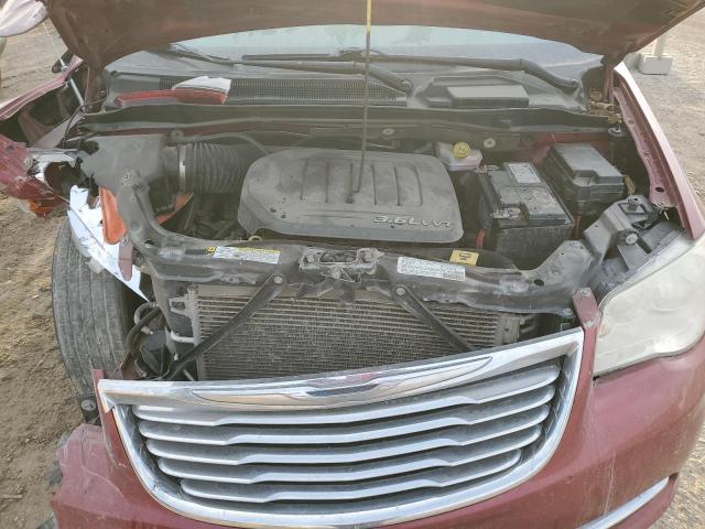 2C4RC1CG4DR534594 - 2013 CHRYSLER TOWN & COU TOURING L RED photo 12