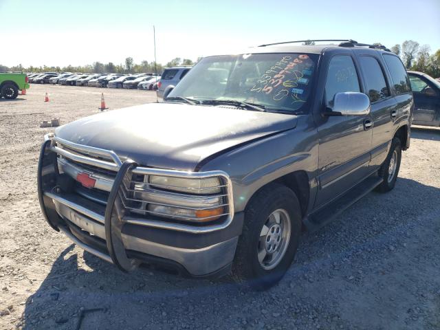 1GNEC13V02R311380 - 2002 CHEVROLET TAHOE C1500 GRAY photo 2