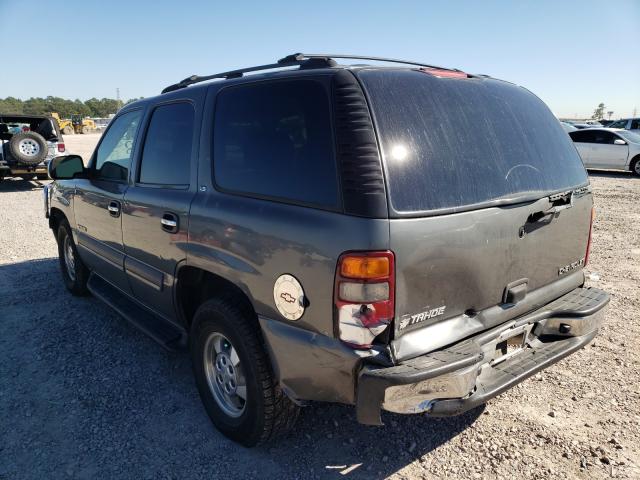 1GNEC13V02R311380 - 2002 CHEVROLET TAHOE C1500 GRAY photo 3