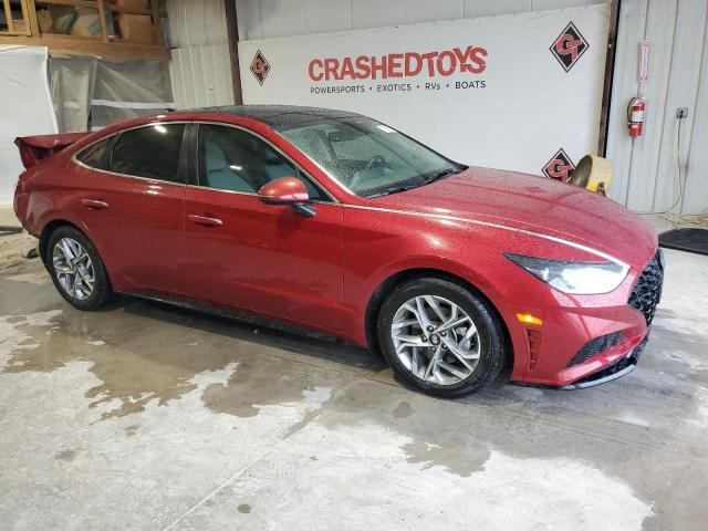 KMHL14JA4PA346660 - 2023 HYUNDAI SONATA SEL MAROON photo 4