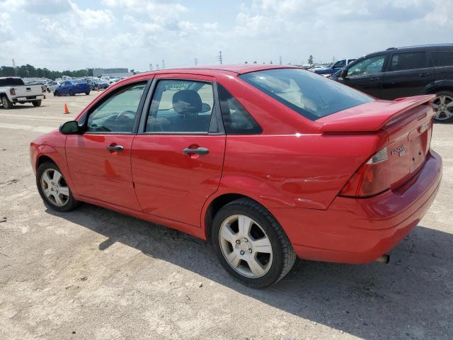 1FAHP34N37W248522 - 2007 FORD FOCUS ZX4 RED photo 2