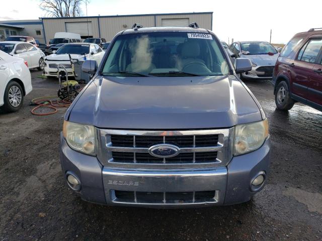 1FMCU49H78KA33607 - 2008 FORD ESCAPE HEV BLUE photo 5