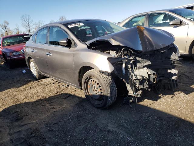 3N1AB7AP8FL635565 - 2015 NISSAN SENTRA S GRAY photo 4