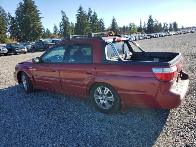 4S4BT63C355107218 - 2005 SUBARU BAJA TURBO RED photo 2