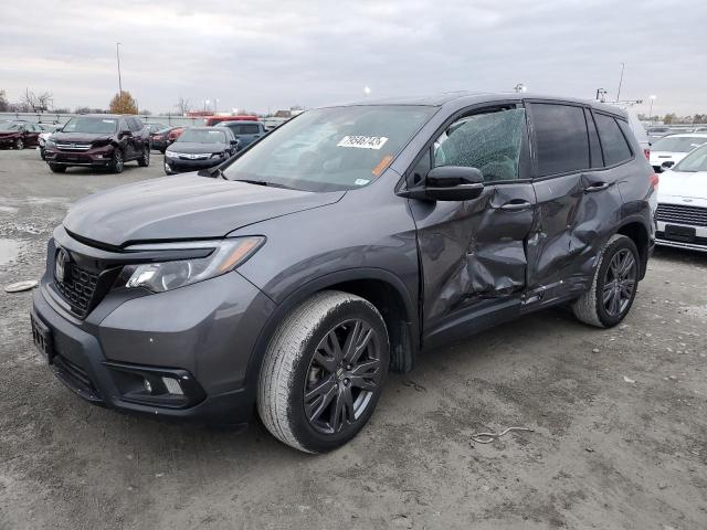 5FNYF8H54MB018962 - 2021 HONDA PASSPORT EXL GRAY photo 1