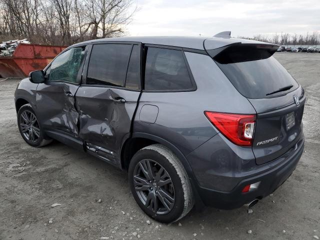5FNYF8H54MB018962 - 2021 HONDA PASSPORT EXL GRAY photo 2