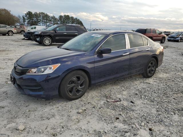 1HGCR2F3XGA208408 - 2016 HONDA ACCORD LX BLUE photo 1