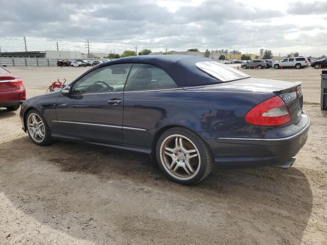 WDBTK72FX8T091014 - 2008 MERCEDES-BENZ CLK 550 BLUE photo 2