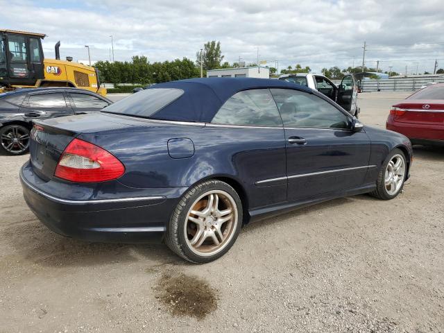 WDBTK72FX8T091014 - 2008 MERCEDES-BENZ CLK 550 BLUE photo 3