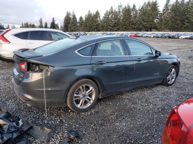 3FA6P0RU8FR184226 - 2015 FORD FUSION TITANIUM HEV CHARCOAL photo 3