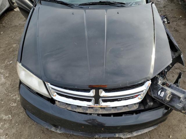 1C3CDZABXDN675759 - 2013 DODGE AVENGER SE BLACK photo 11