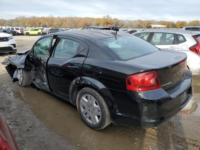 1C3CDZABXDN675759 - 2013 DODGE AVENGER SE BLACK photo 2