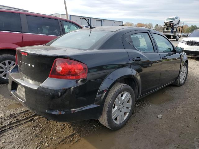 1C3CDZABXDN675759 - 2013 DODGE AVENGER SE BLACK photo 3