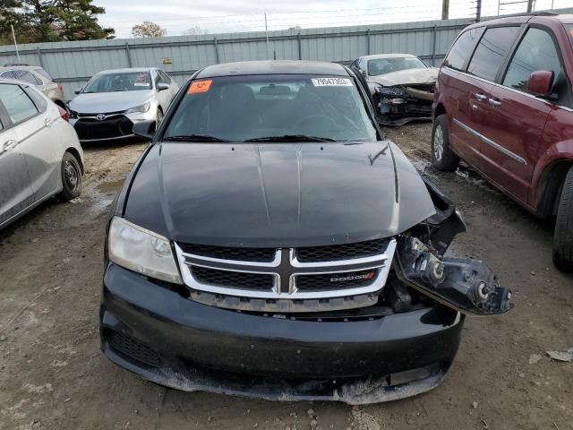 1C3CDZABXDN675759 - 2013 DODGE AVENGER SE BLACK photo 5