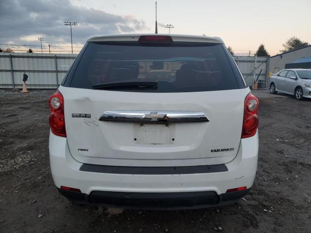 2GNFLCEK7C6164197 - 2012 CHEVROLET EQUINOX LS WHITE photo 6