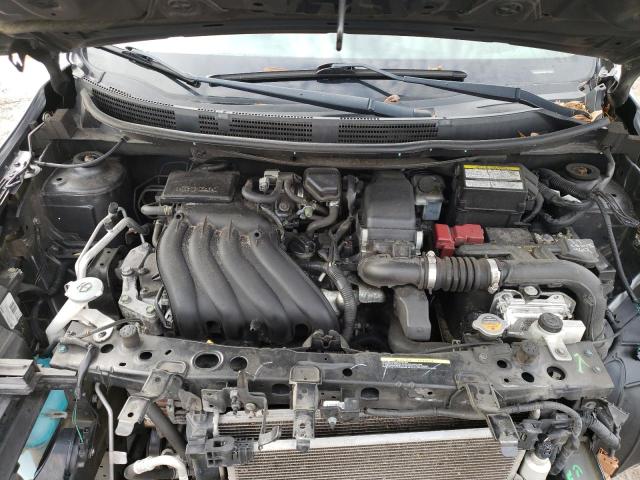 3N1CN7AP5KL816438 - 2019 NISSAN VERSA S GRAY photo 11