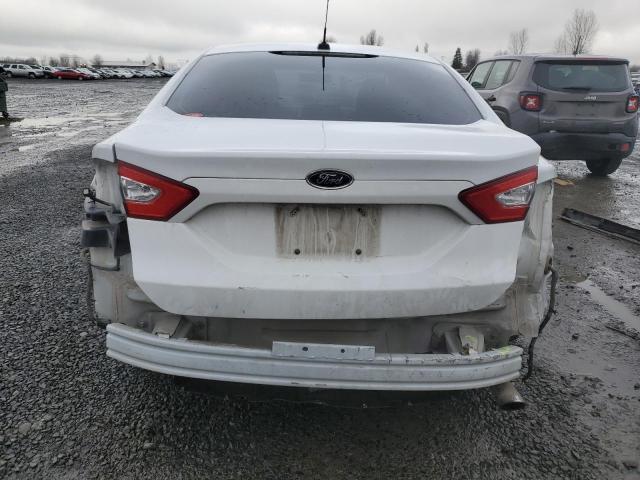 3FA6P0HD8ER122616 - 2014 FORD FUSION SE WHITE photo 6