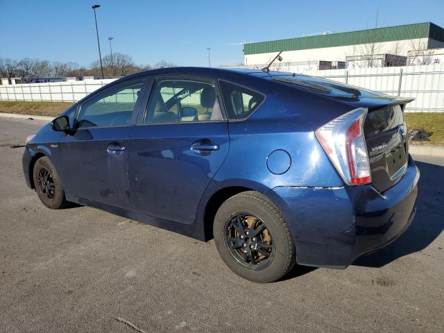 JTDKN3DU8C1513990 - 2012 TOYOTA PRIUS BLUE photo 2