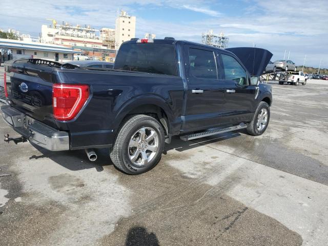 1FTEW1C53MKE51886 - 2021 FORD F150 SUPERCREW BLUE photo 3