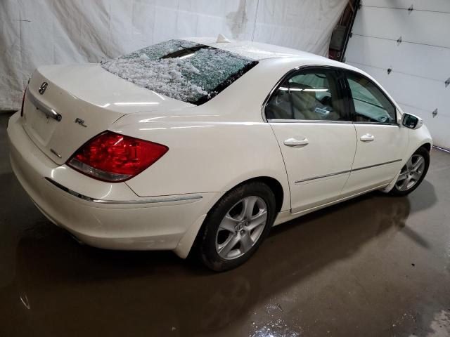 JH4KB16505C009474 - 2005 ACURA RL WHITE photo 3