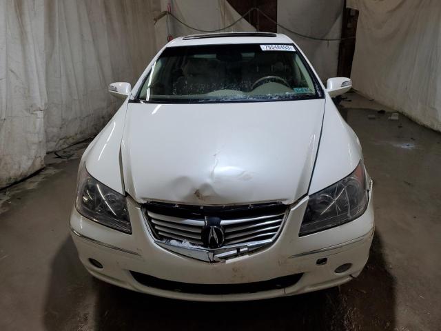 JH4KB16505C009474 - 2005 ACURA RL WHITE photo 5