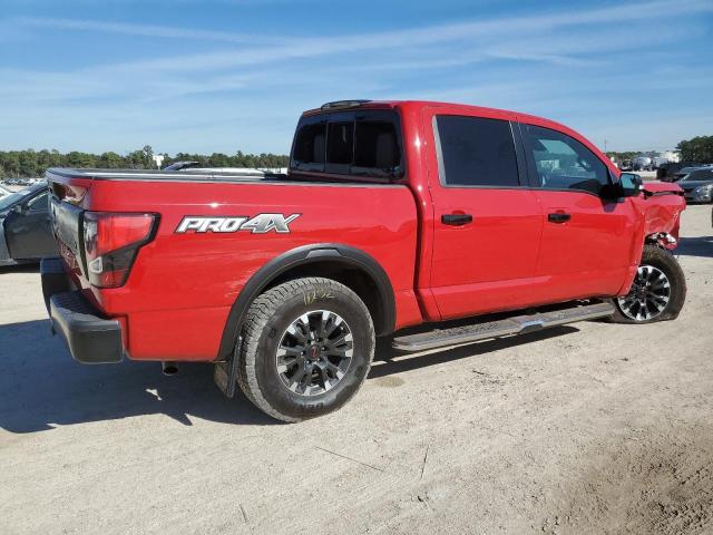 1N6AA1ED4MN535373 - 2021 NISSAN TITAN SV RED photo 3