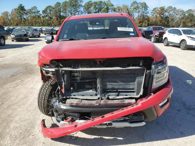 1N6AA1ED4MN535373 - 2021 NISSAN TITAN SV RED photo 5