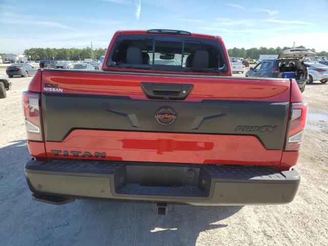 1N6AA1ED4MN535373 - 2021 NISSAN TITAN SV RED photo 6