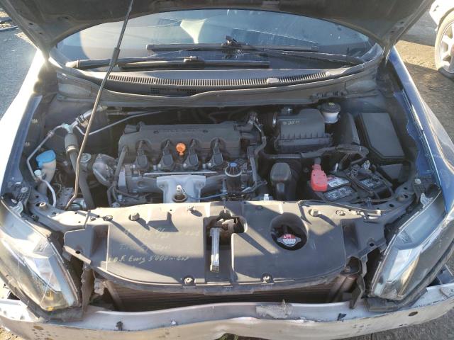 2HGFB2F95FH546482 - 2015 HONDA CIVIC EXL ლურჯი ფოტო 11