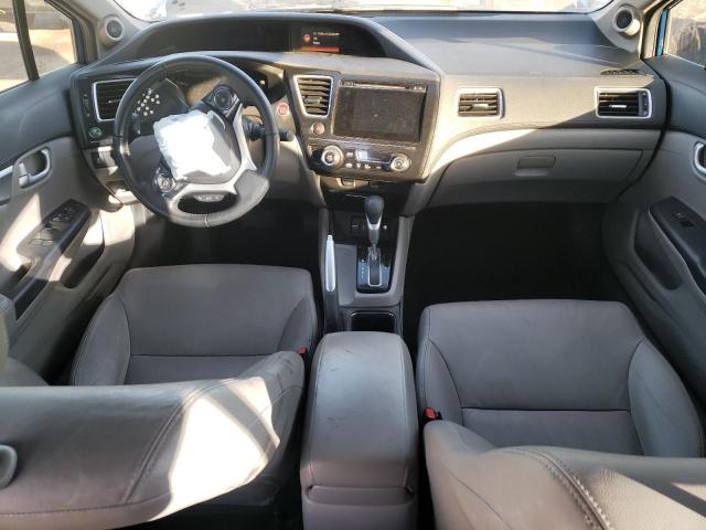 2HGFB2F95FH546482 - 2015 HONDA CIVIC EXL ლურჯი ფოტო 8
