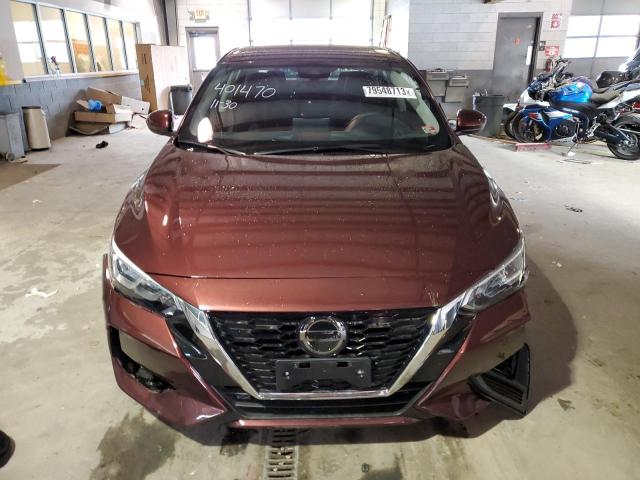 3N1AB8CV4PY300079 - 2023 NISSAN SENTRA SV BURGUNDY photo 5