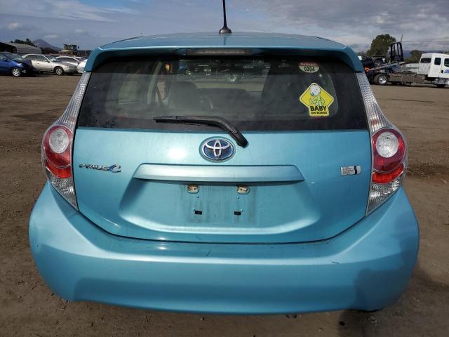 JTDKDTB34E1082533 - 2014 TOYOTA PRIUS C TURQUOISE photo 6