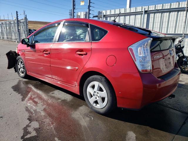 JTDKN3DU9A0118994 - 2010 TOYOTA PRIUS RED photo 2