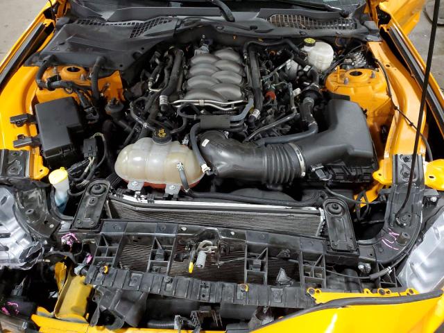 1FA6P8CF9K5130715 - 2019 FORD MUSTANG GT YELLOW photo 11