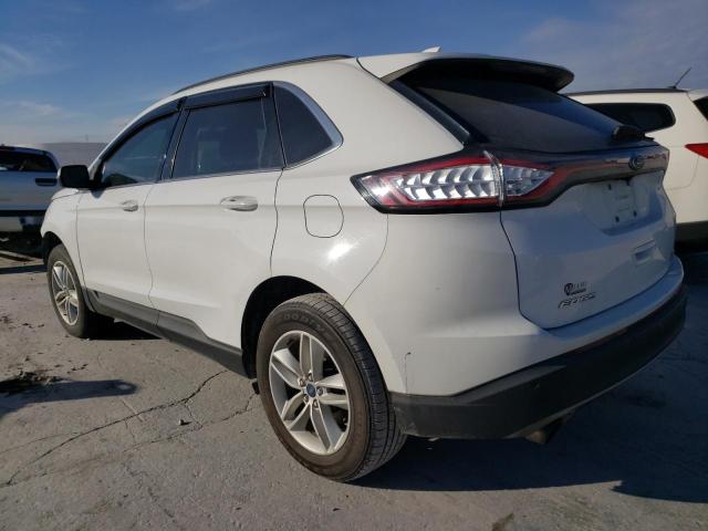 2FMPK4J98JBB58689 - 2018 FORD EDGE SEL WHITE photo 2