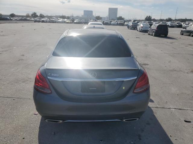 55SWF4JB2JU252432 - 2018 MERCEDES-BENZ C 300 GRAY photo 6