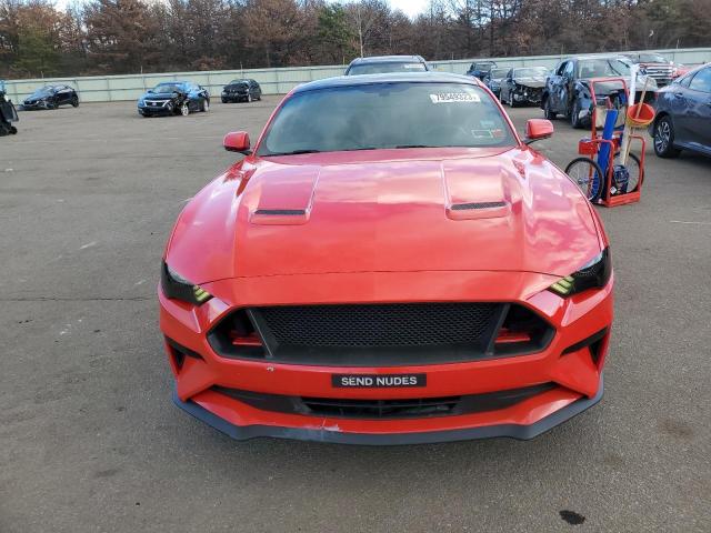 1FA6P8TH6J5129599 - 2018 FORD MUSTANG RED photo 5
