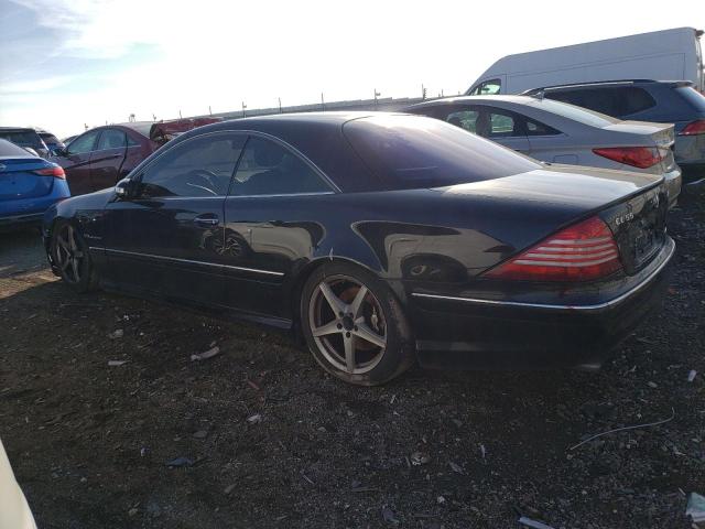 WDBPJ74J23A037782 - 2003 MERCEDES-BENZ CL 55 AMG BLACK photo 2