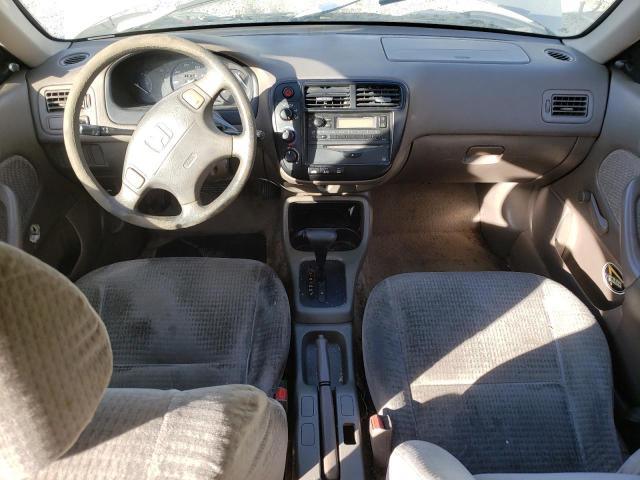 1HGEJ6623YL044326 - 2000 HONDA CIVIC DX SILVER photo 8